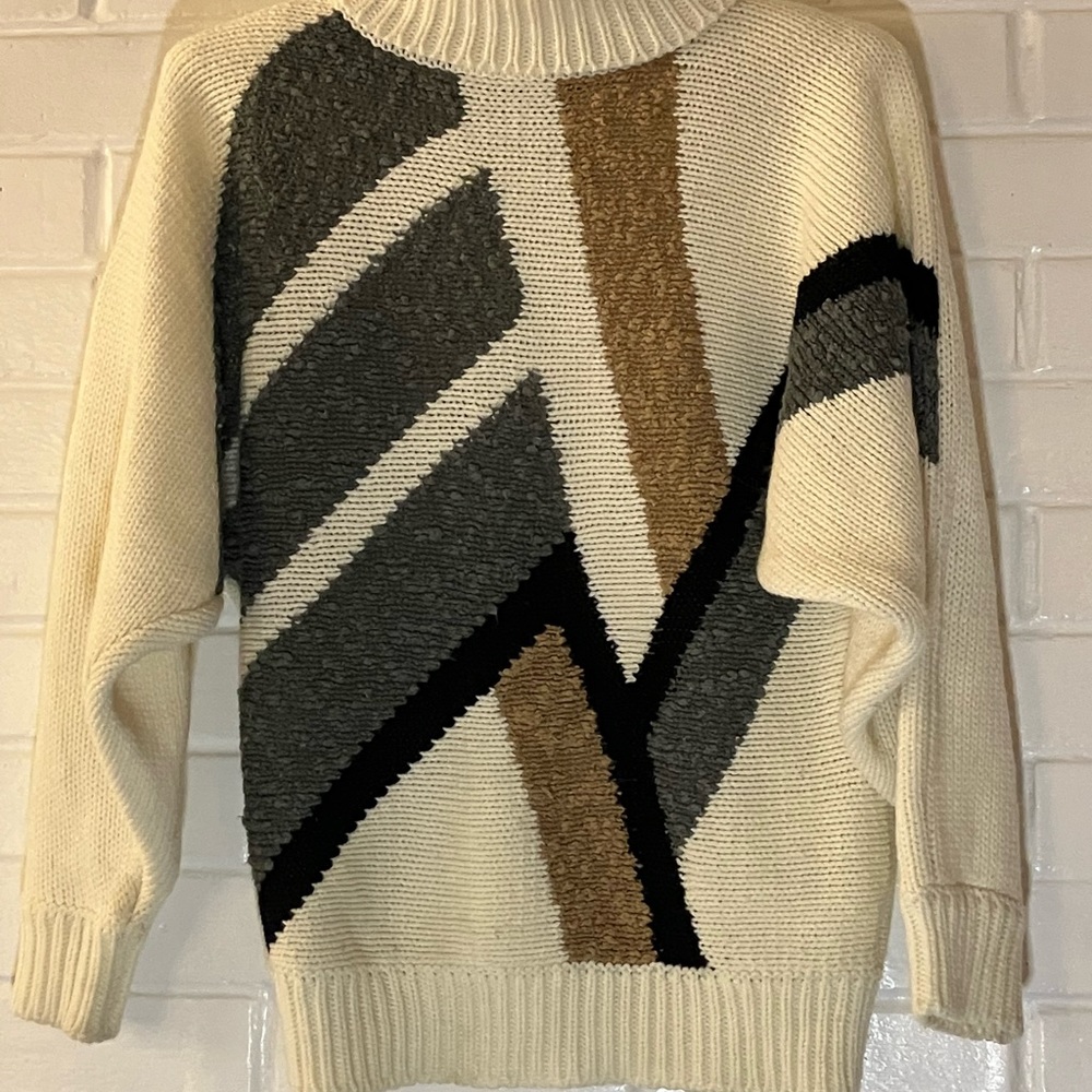 Vintage Graphic Sweater, Women’s S Petite